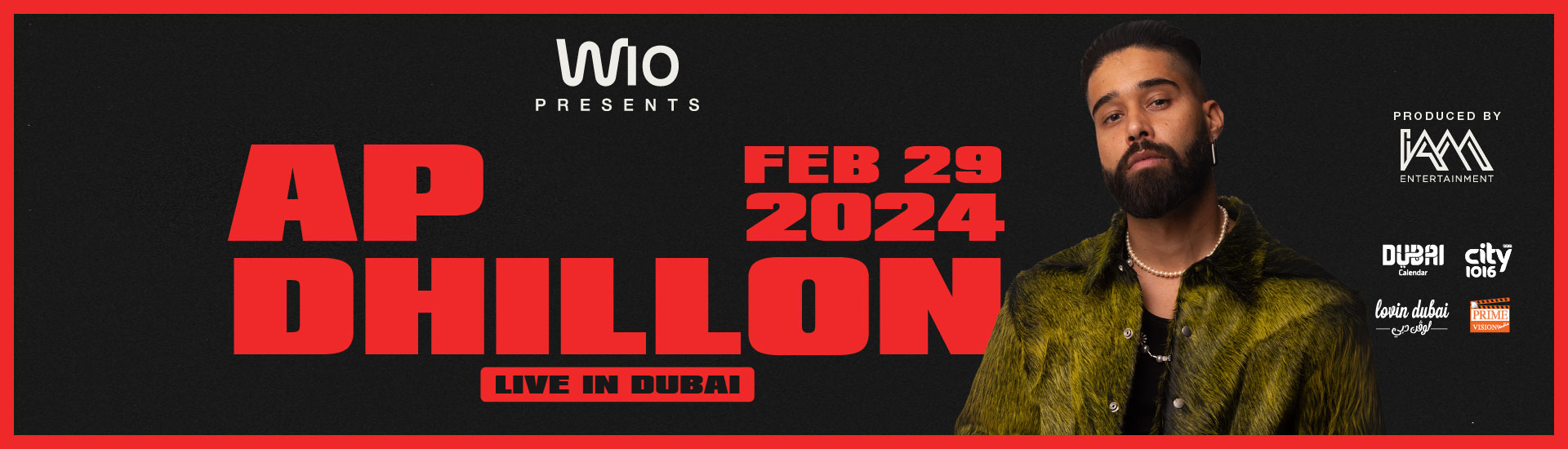 CocaCola Arena WIO PRESENTS AP DHILLON LIVE IN DUBAI United Arab Emirates