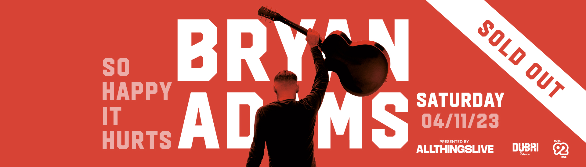 BRYAN ADAMS "SO HAPPY IT HURTS"