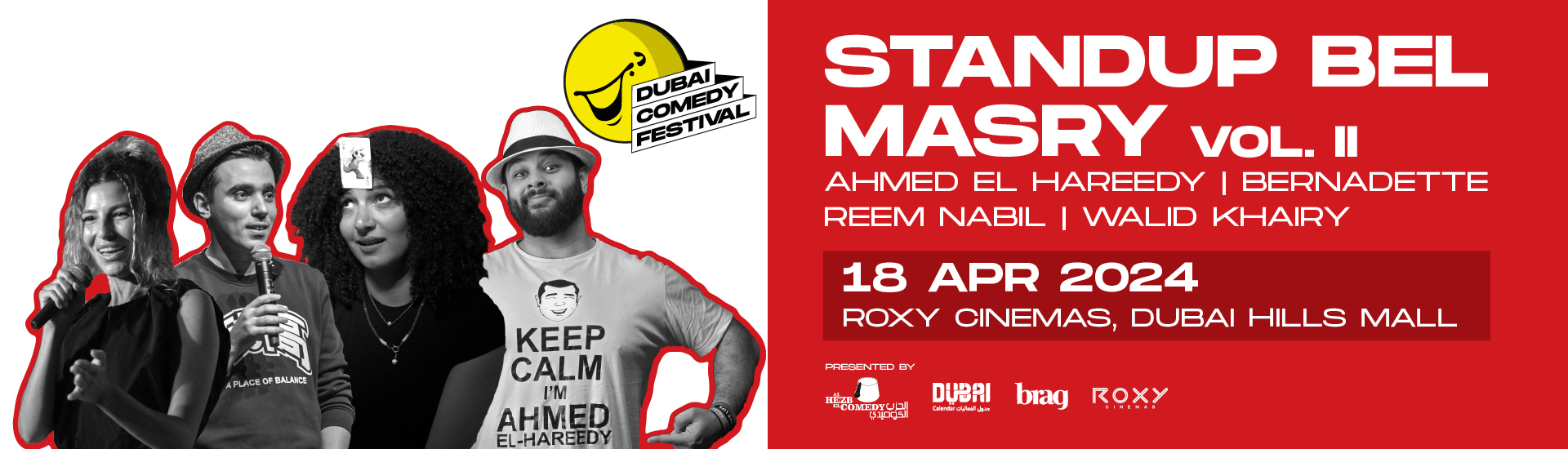 STANDUP BEL MASRY VOL. II AT ROXY CINEMAS